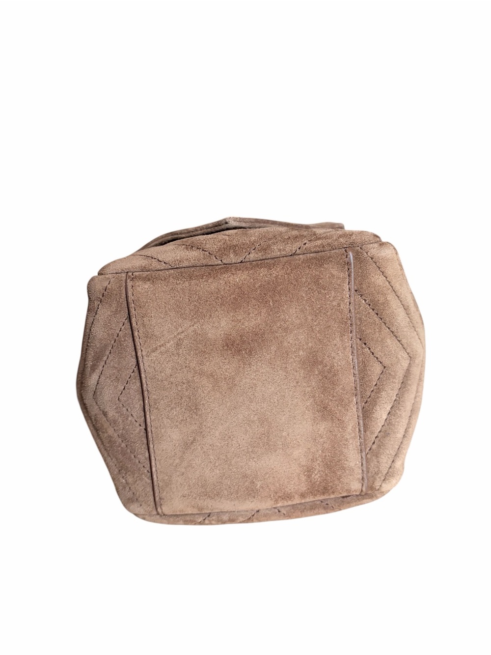 Yves Saint Laurent YSL mini Joe bucket shearling suede bag RETAIL 2,190 - Picture 8 of 14